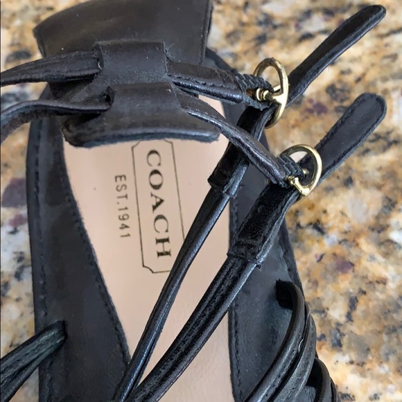 Coach leather gladiator sandals - Picture 2 of 3